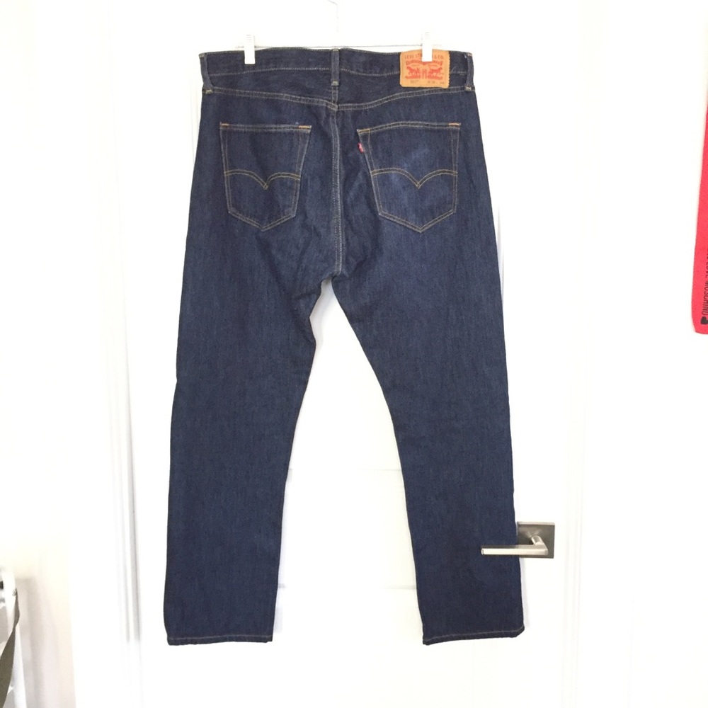 Levi's 501xx ButtonFly Dark wash Blue Jeans - Picture 4 of 12